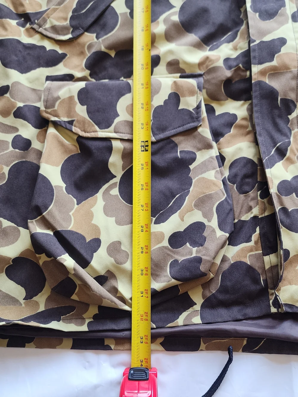 VTG CABELA'S MEN'S OUTDOOR GEAR DUCK CAMO HUNTING HOODED JACKET BROWN SIZE 3XL